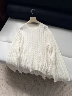 Uncategorized Sweaters Wool White XS-M C25202609062459