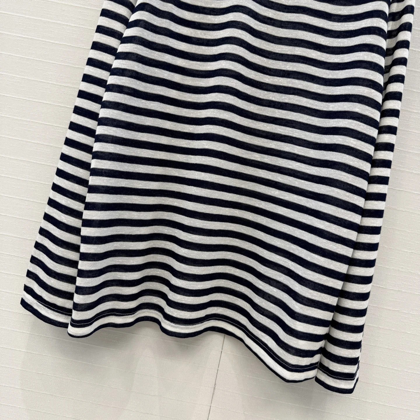 Uncategorized T-shirts Linen Cotton Navy-White S-L B20202609061282 - Image 6