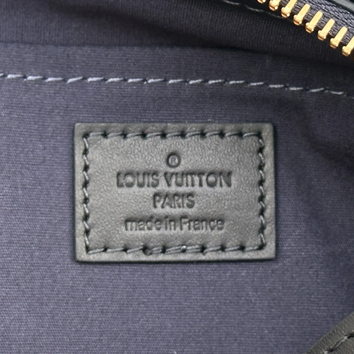 LV Totes Bags Denim and Leather Blue-Gold 24X26X9CM E50202609090379 - Image 8