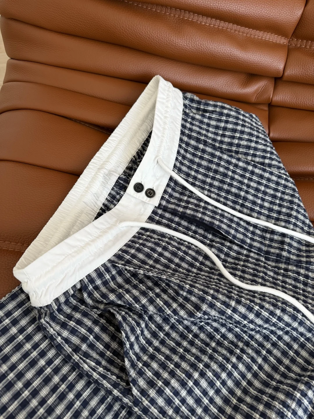 Uncategorized Trousers Dark Blue-White S-L B15202609063543 - Image 5