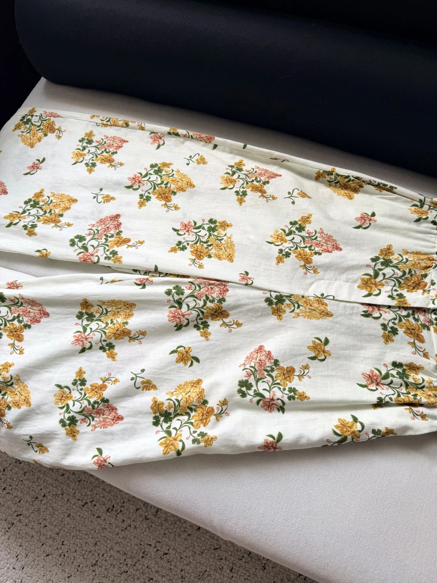 Uncategorized Trousers Linen White-Yellow S-XL D15202609060950 - Image 6