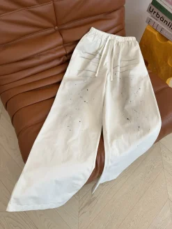 Uncategorized Trousers White-Black S-L B55202609063537