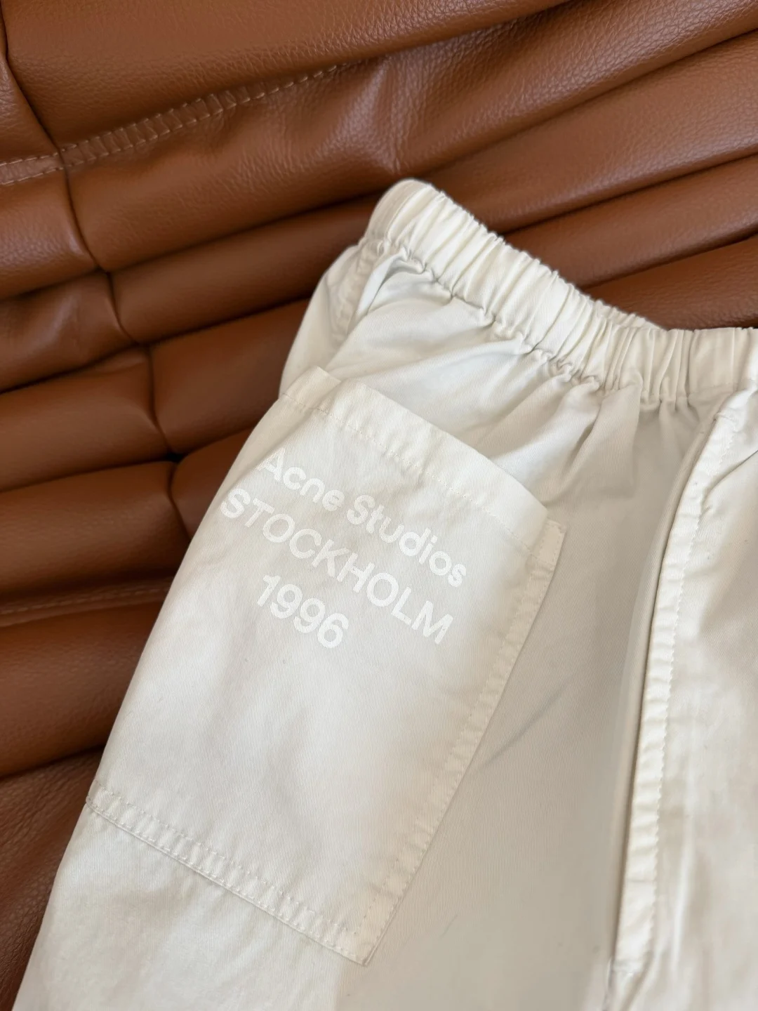 Uncategorized Trousers White-Black S-L B55202609063537 - Image 5