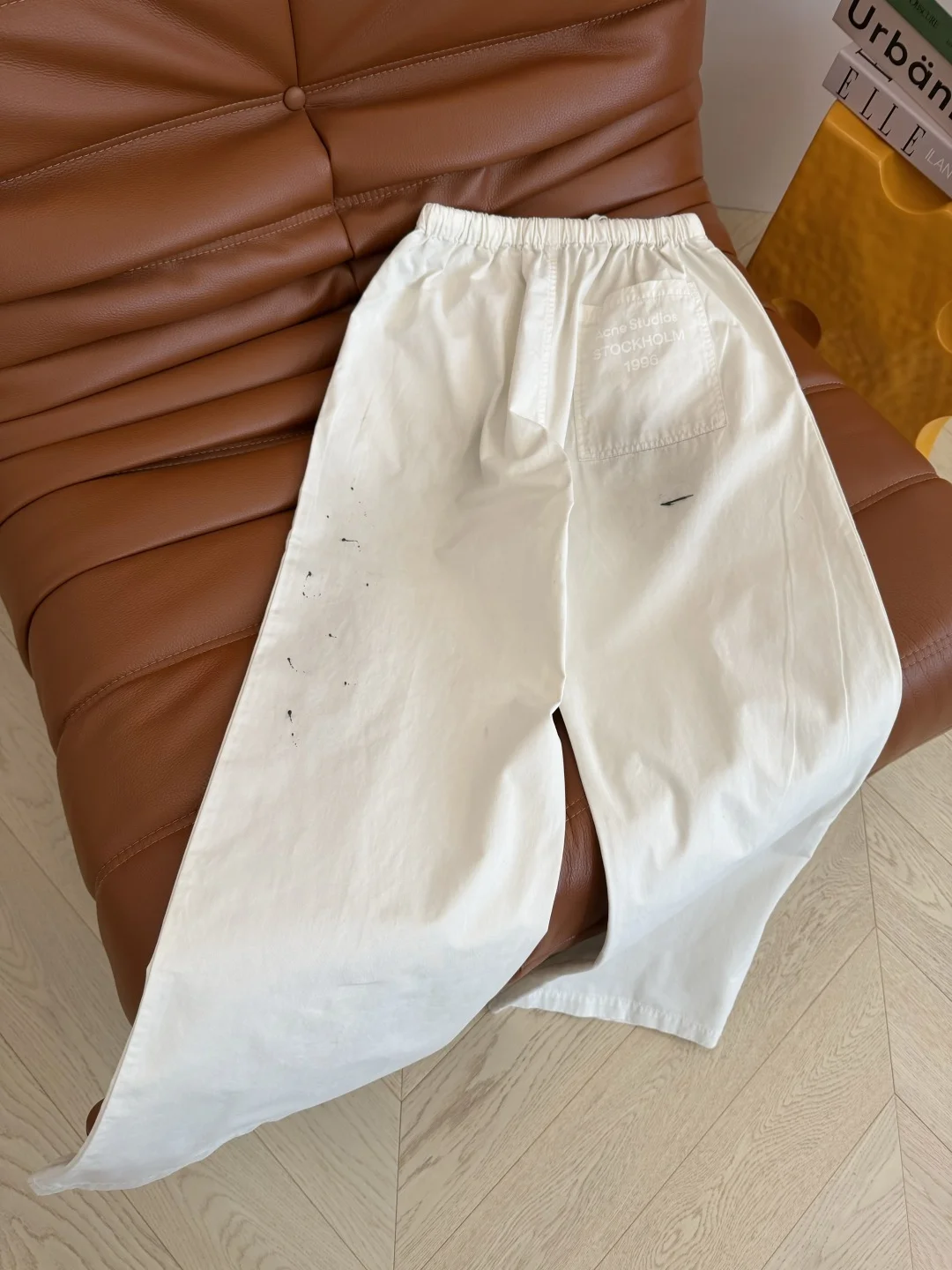 Uncategorized Trousers White-Black S-L B55202609063537 - Image 6