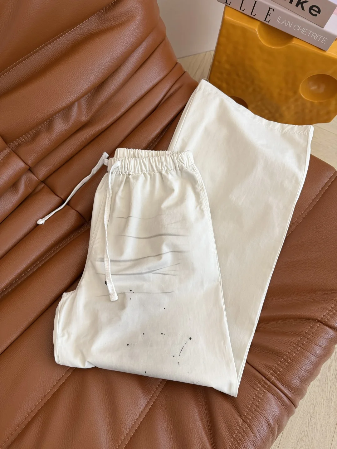 Uncategorized Trousers White-Black S-L B55202609063537 - Image 8