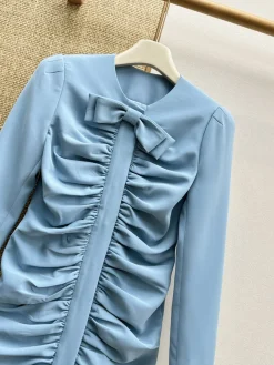 Alternative view of VALENTINO Dresses Blue S-M-L C15202609061441
