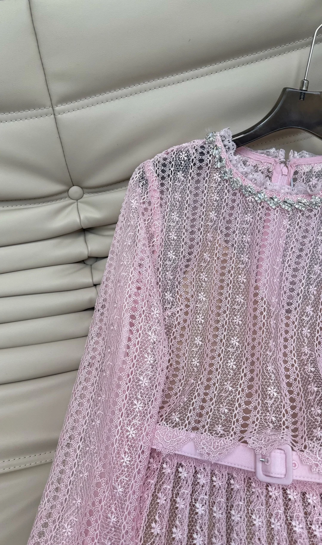 VALENTINO Dresses Lace Pink-Silver S-XL D60202609061478 - Image 3