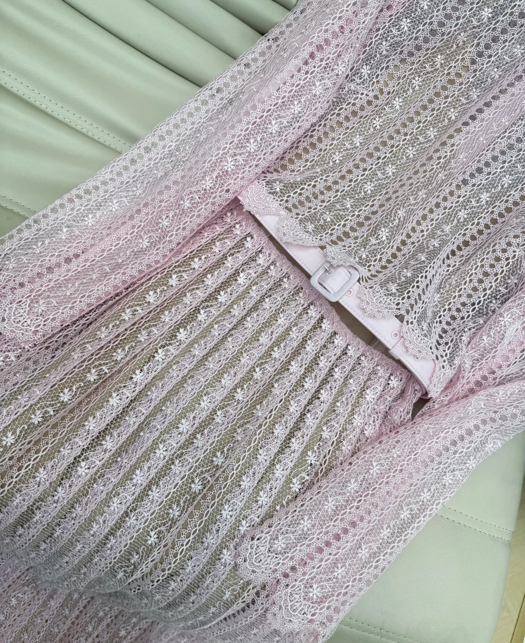 VALENTINO Dresses Lace Pink-Silver S-XL D60202609061478 - Image 5