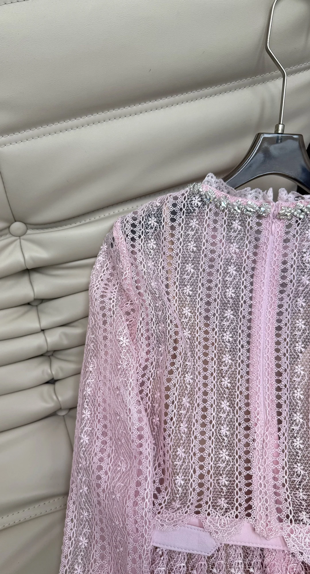 VALENTINO Dresses Lace Pink-Silver S-XL D60202609061478 - Image 8
