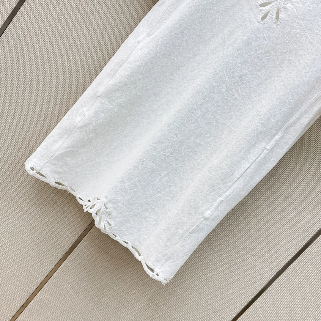 VALENTINO Dresses Linen White S-M-L B75202609063419 - Image 6