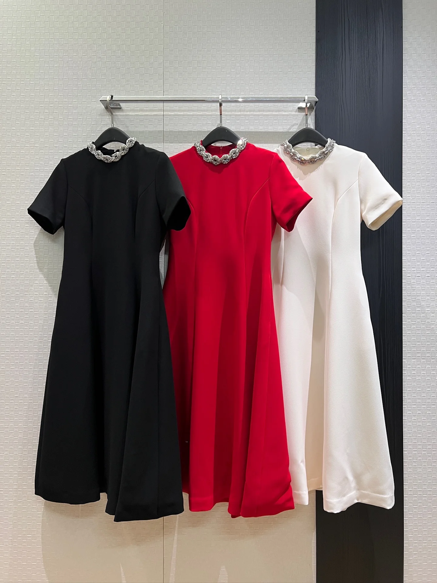 VALENTINO Dresses Red-Silver S-XL C70202609062810 - Image 9