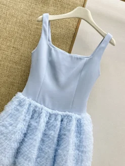 Alternative view of VALENTINO Dresses Tulle Blue S-M-L B45202609062160