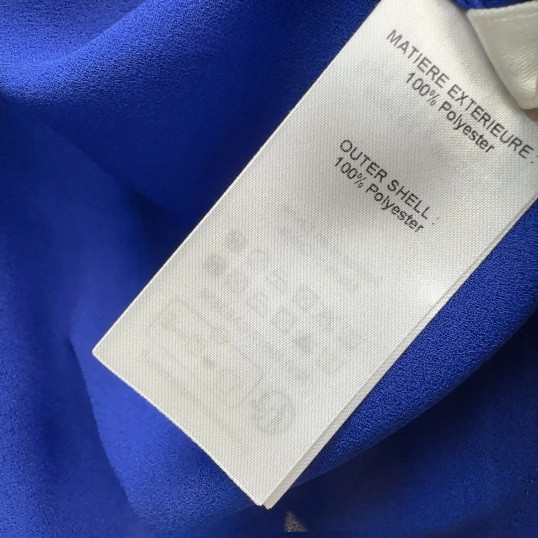 VALENTINO Shirts Georgette Blue S-L B75202609060477 - Image 9