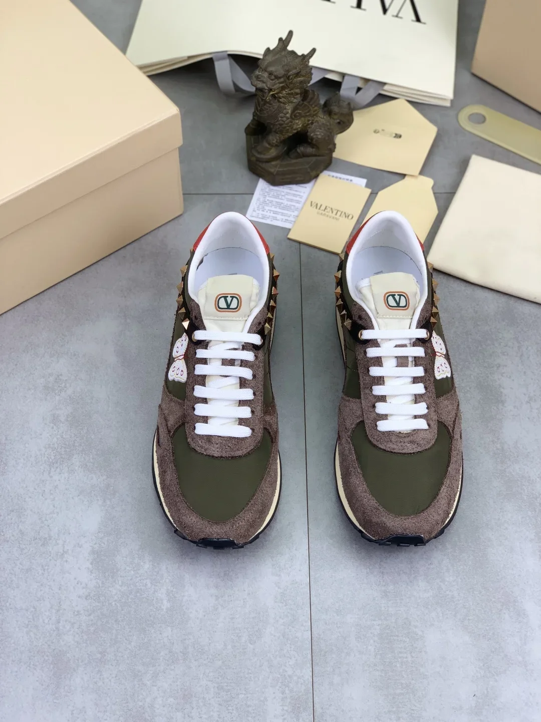 VALENTINO Sneakers Green-Brown EU35-45 B80202609112037 - Image 2