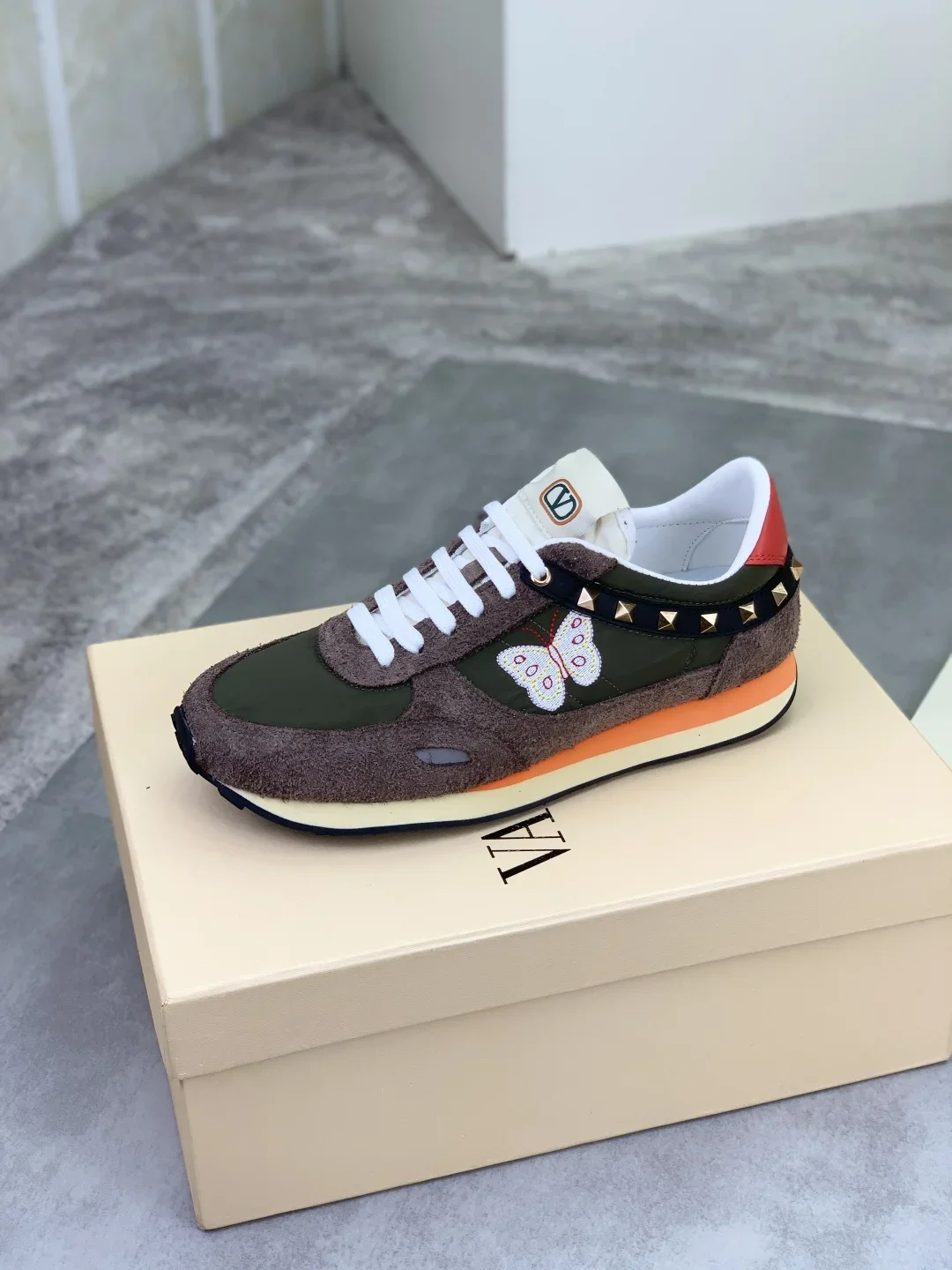 VALENTINO Sneakers Green-Brown EU35-45 B80202609112037 - Image 4