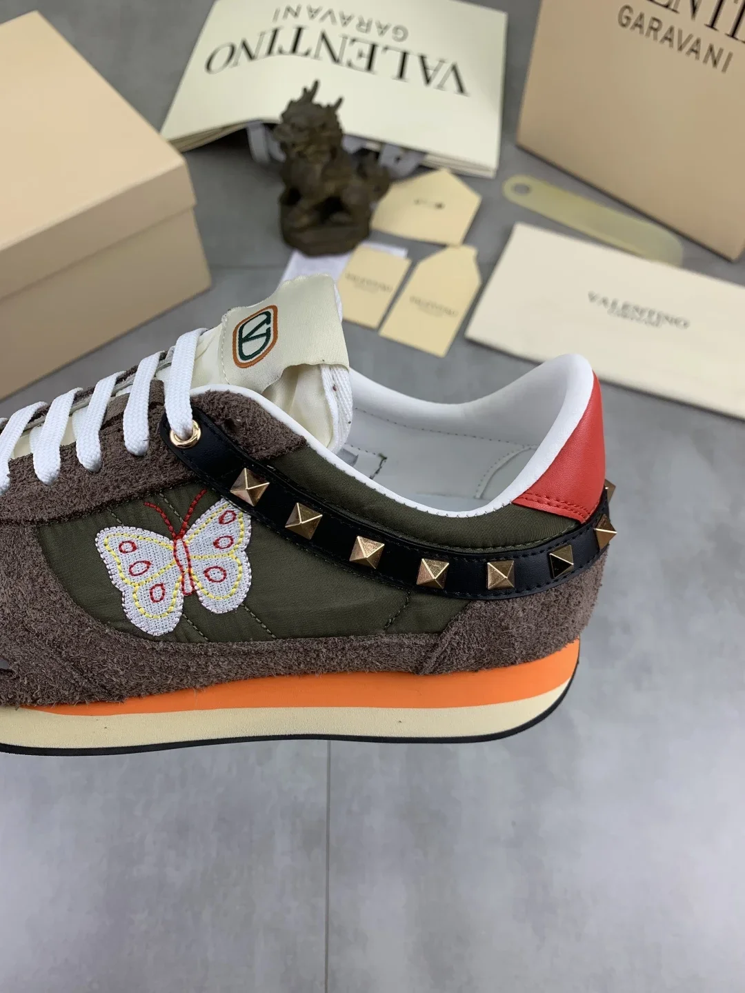 VALENTINO Sneakers Green-Brown EU35-45 B80202609112037 - Image 7