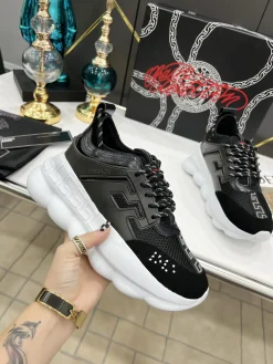 VERSACE Sneakers Black-White B50202609111919