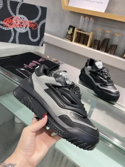 VERSACE Sneakers Leather Black-Gray EU35-46 B90202609111933