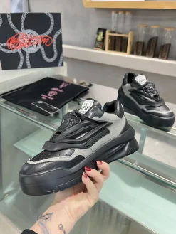 Alternative view of VERSACE Sneakers Leather Black-Gray EU35-46 B90202609111933