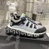 VERSACE Sneakers Leather Black-Purple EU35-46 B90202609111913