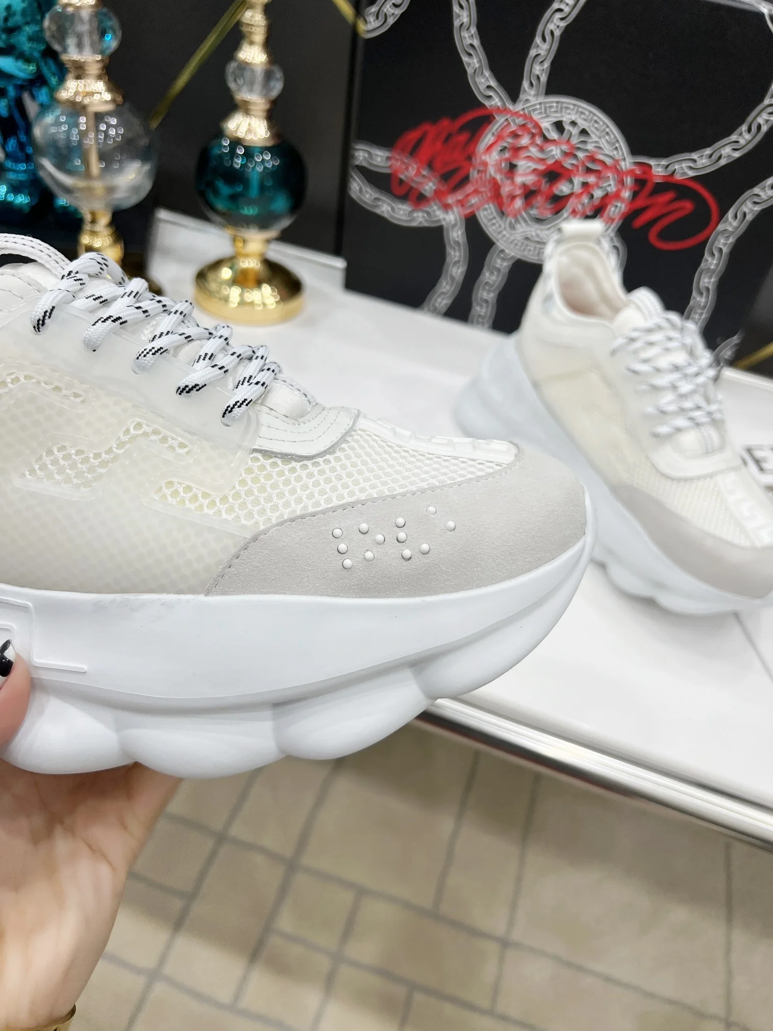 VERSACE Sneakers White EU35-46 B50202609111925 - Image 3