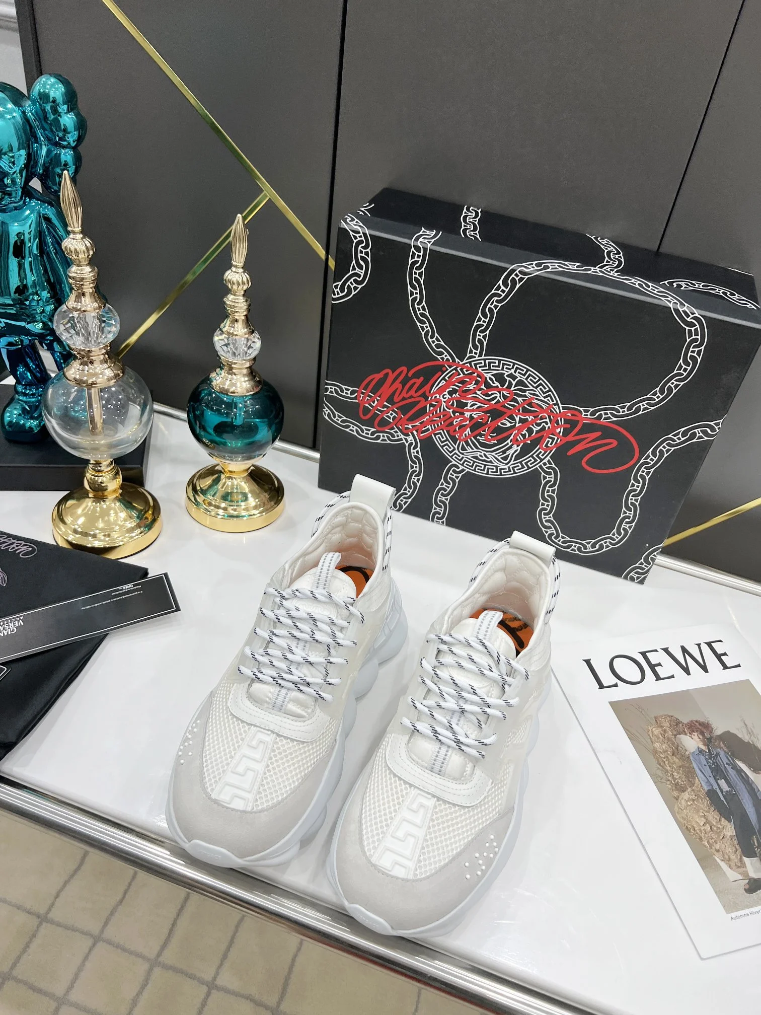 VERSACE Sneakers White EU35-46 B50202609111925 - Image 5