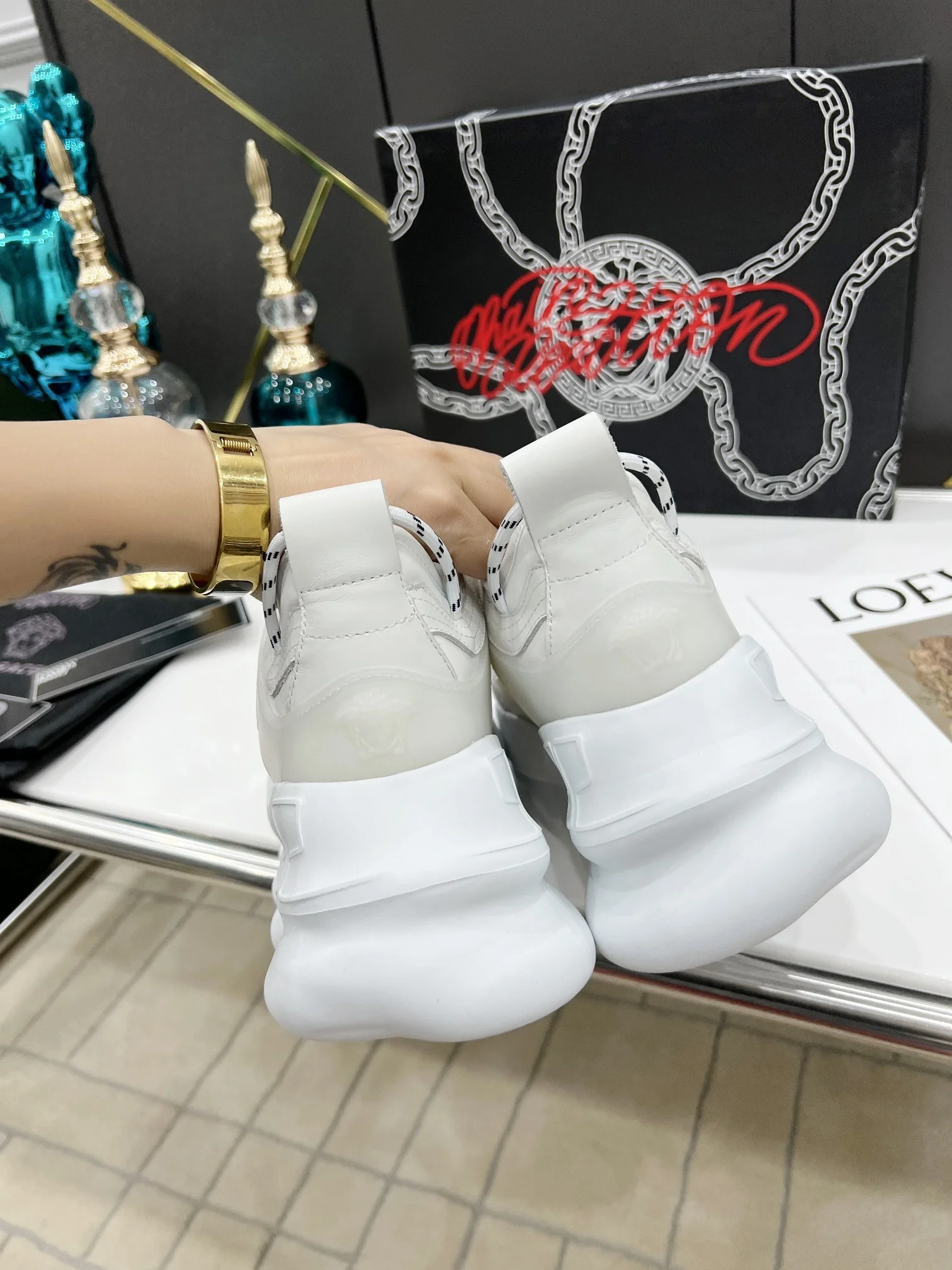VERSACE Sneakers White EU35-46 B50202609111925 - Image 7