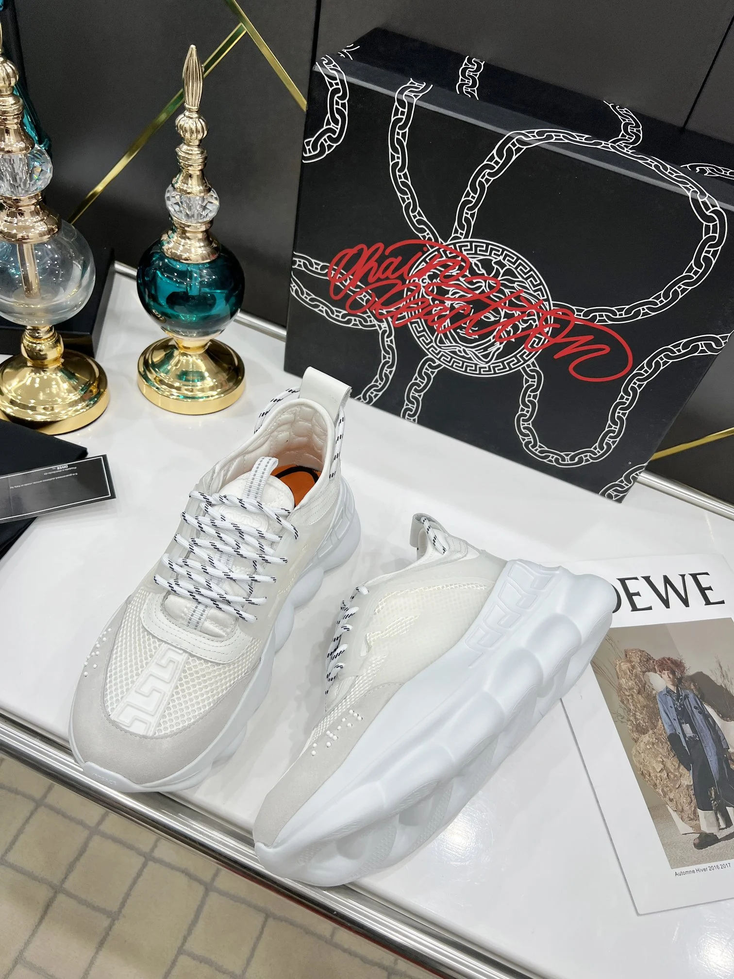 VERSACE Sneakers White EU35-46 B50202609111925 - Image 9