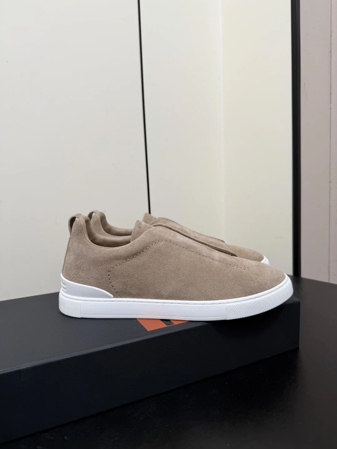 ZEGNA Loafers Calf Leather Beige-White EU39-46 C50202609110781 - Image 4