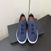 ZEGNA Slides Leather TPU Blue-White EU39-46 C50202609110785
