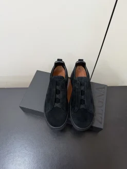 ZEGNA Sneakers Calf Leather Black EU39-46 C50202609110779