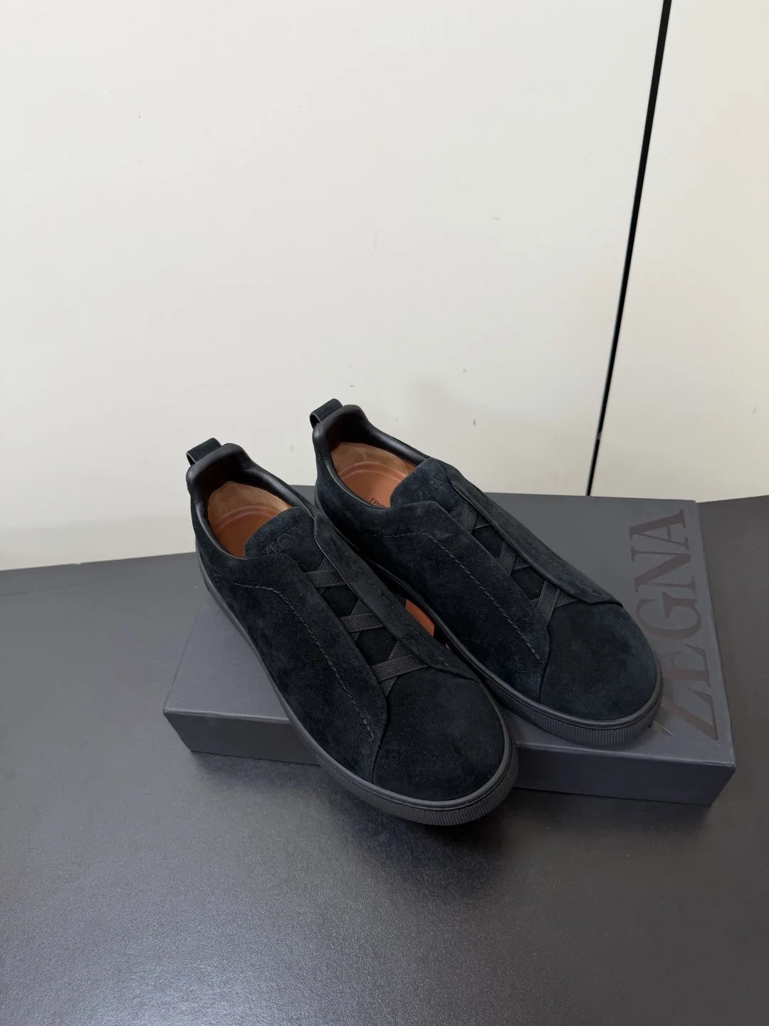 ZEGNA Sneakers Calf Leather Black EU39-46 C50202609110779 - Image 2