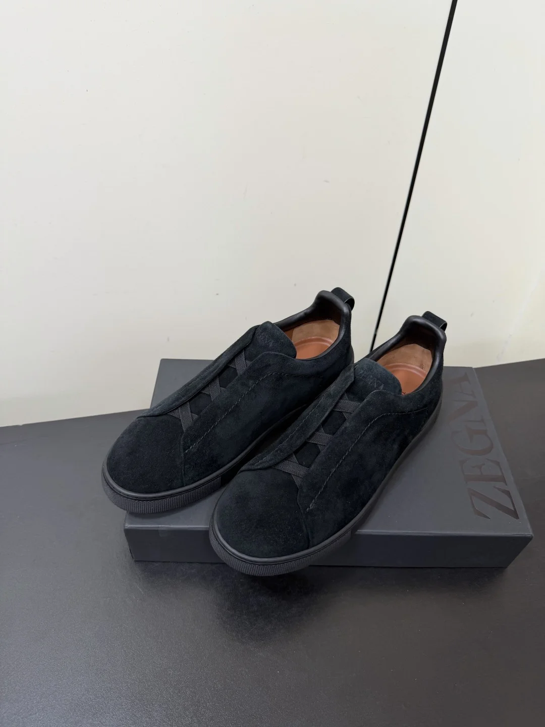 ZEGNA Sneakers Calf Leather Black EU39-46 C50202609110779 - Image 3