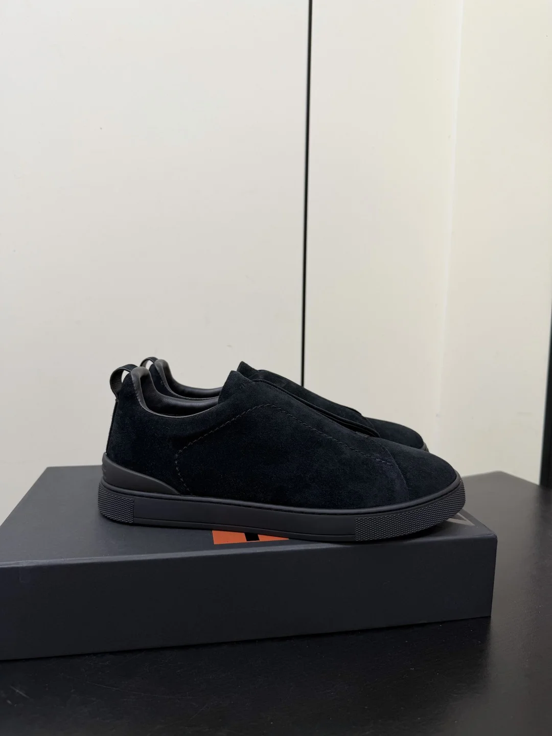 ZEGNA Sneakers Calf Leather Black EU39-46 C50202609110779 - Image 4
