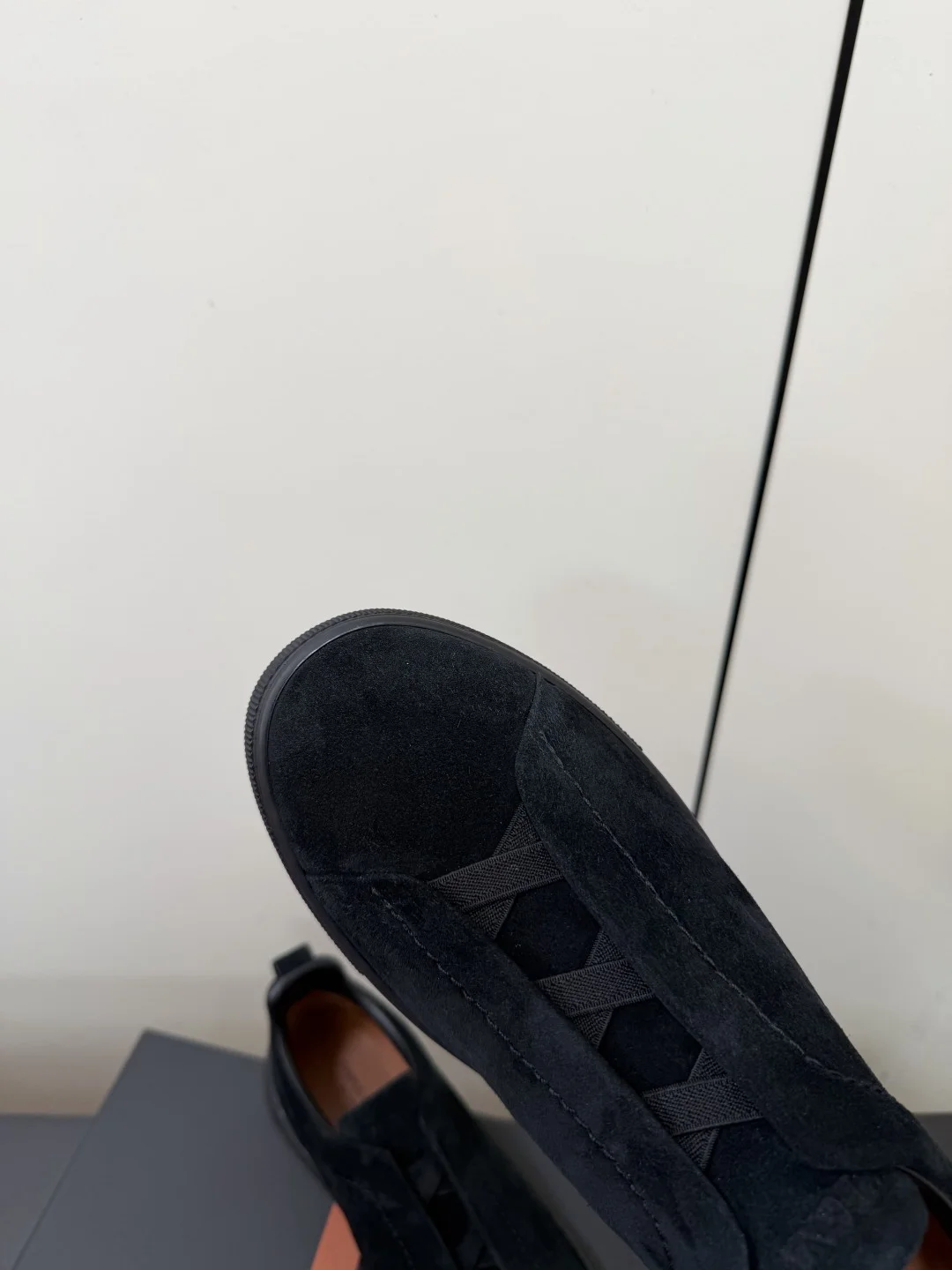 ZEGNA Sneakers Calf Leather Black EU39-46 C50202609110779 - Image 6