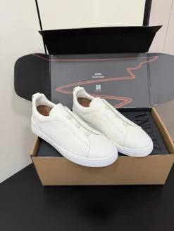 Alternative view of ZEGNA Sneakers Calf Leather White EU39-46 C50202609110786