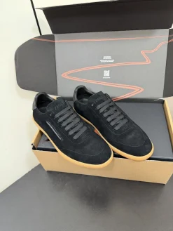 Alternative view of ZEGNA Sneakers Leather Black-Tan EU39-47 C20202609110773