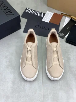 Alternative view of ZEGNA Sneakers Waterproof Canvas Beige-White EU39-44 D60202609110941