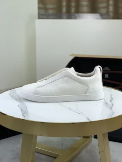ZEGNA Sneakers Waterproof Canvas White EU39-44 D60202609110937