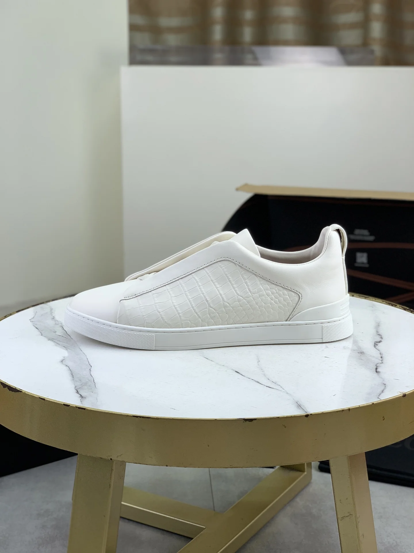 ZEGNA Sneakers Waterproof Canvas White EU39-44 D60202609110937