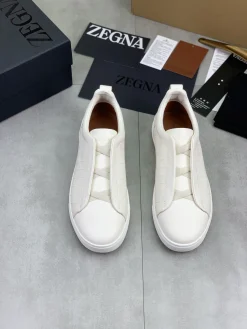 Alternative view of ZEGNA Sneakers Waterproof Canvas White EU39-44 D60202609110937